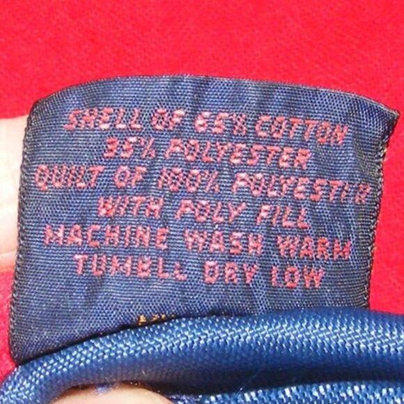 Vintage MONTGOMERY WARD Shirt Jacket, XL, Red/Blue Quilted, Long sleeves - Picture 9 of 10